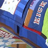Game On Queen Bed Skirt by Olive Kids by Olive Kids