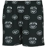 NFL Men's New York Jets Supreme Boxers (Hunter, Large)