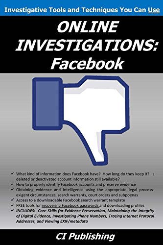 ONLINE INVESTIGATIONS: Facebook