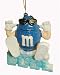 M&M's Social Expressions Cool Blue On Ice Christmas Ornament #MM0169