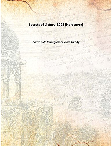 Secrets of Victory 1921 [Hardcover]