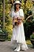 Crepe Wedding Dress with Train