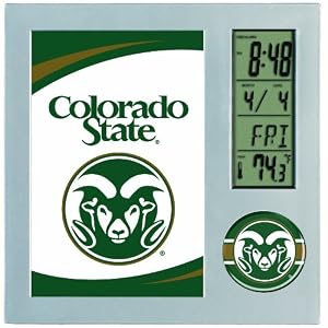 NCAA Colorado State Rams Digital Desk Clock