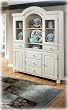Cottage Retreat White Dining Room Buffet and China Hutch