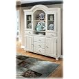 Cottage Retreat White Dining Room Buffet and China Hutch