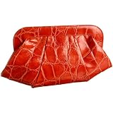 Lauren Merkin Tatum Croc-Embossed Clutch