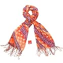 Esprit Tuch E15244 Mexican Print Orange E15244-827 Stola Viskose 182 cm