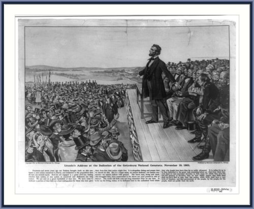 Lincoln's address at the dedication of the Gettysburg National Cemetery