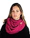 NYfashion101 Soft Warm Chunky Cable Knit Infinity Loop Scarf