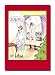 Rum Cake - Boxed Set of 12 Humorous Merry Christmas Cartoon Greeting Card (w/ Envelopes)