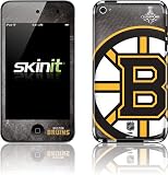 Skinit 2011 NHL Stanley Cup Champions Boston Bruins Black Background w/ Large Logo Vinyl Skin for iPod Touch (4th Gen)