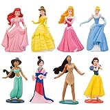 Disney Princess Exclusive 8 Piece PVC Mini Figurine Collector SetIMAGE