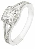 NEW DIAMOND WHITE GOLD LADIES RING