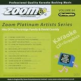 Zoom Karaoke CD+G - Platinum Artists 84: The Partirdge Family & David Cassidy