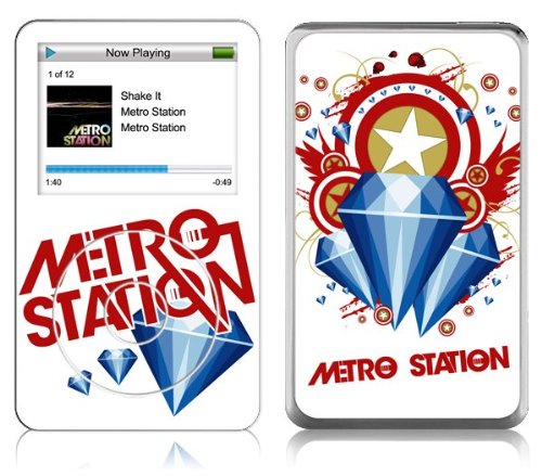  Music Skins MS-MSTA10162 iPod Video- 5th Gen- Metro Station- Captain America Skin