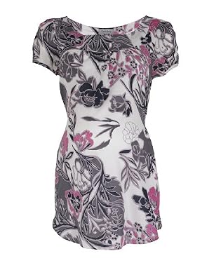 Printed short-sleeve blouse 12
