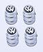 Volkswagen Chrome Valve Dust Caps