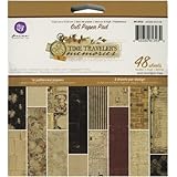 Prima Marketing Prima Marketing Paper Pad, 6 by 6-Inch, Time Traveler, 48-Pack