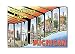 Greetings from Ann Arbor Michigan Fridge Magnet