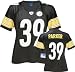 Willie Parker Black Reebok Replica Pittsburgh Steelers Women's Jersey - Small