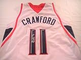 JAMAL CRAWFORD SIGNED AUTOGRAPHED JERSEY ATLANTA HAWKS COA