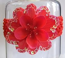 Celeste Baby Flower Headband (Red)
From Funny Girl Designs
