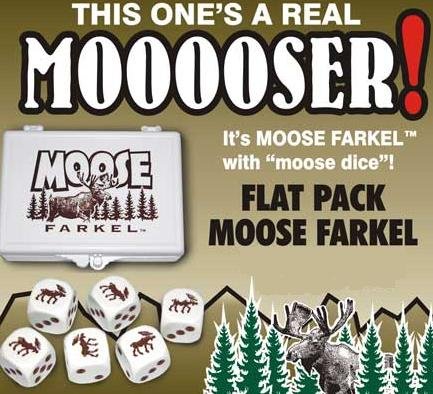 Childrens Toyshop  Toys : Flat Pack Farkel MOOSE Farkel! Sarah Pallen dice game!