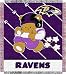Baltimore Ravens Jacquard BABY Throw Blanket