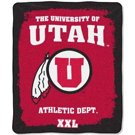 Utah Utes 50x60 Micro Raschel Throw
