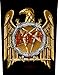 XLG Slayer Gold Eagle Back Patch Logo Heavy Metal Music Jacket Sew On Applique