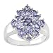 Sterling Silver Tanzanite Ring, Size 6
