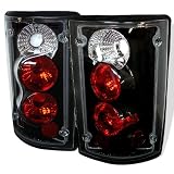 00-04 Ford Excursion Euro Taillights - JDM Black 