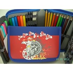 Federtasche 50 Teile gef�llt : Federmappe,Etui,M�ppchen,Federm�ppchen
