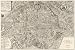 Plan de la Ville de Paris, 1715 by Nicolas De Fer. Size 35.89 inches width by 23.77 i...