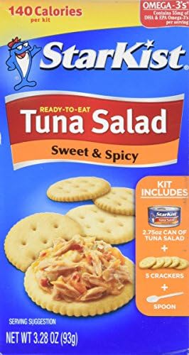 Starkist Tuna Salad Sweet and Spicy Kit - Pack of 6 (3.28oz Each Box) Product of Ecuador