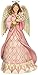 Enesco Jim Shore Heartwood Creek Breast Cancer Awareness Angel Figurine, 8.5