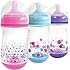 The First Years Gumdrop Wide Neck 3 Piece Bottle Assortment, 8 Ounce