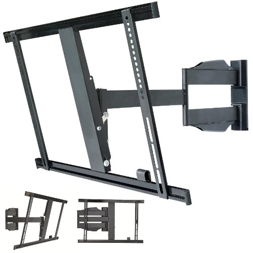 Duronic PLB301L TV Wall Mount 40"-65"- Ultra slim LED/Plasma/LCD Articulating TV Bracket 40" 42" 46"47" 50" 55" 60" 65"