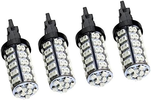 Elecsonix 4 Pieces 68-SMD 12v Red LED Brake Tail Stop Light LED Bulbs Car lights/ Turn Signal Corner Lamp Side Marker Reverse Fog Lights For 3057 3457 4157 3047 3157 3156 4114 T20