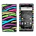 Motorola Droid A855 "PDA" Cell Phone Rainbow Zebra Design Protective Case Faceplate Cover