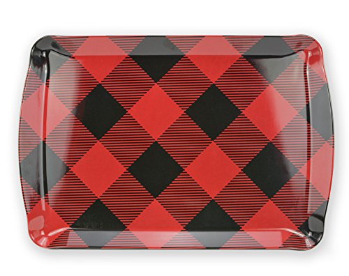 Brownlow Kitchen 57464 Buffalo Plaid Melamine Tray