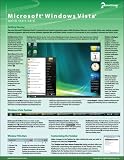 Microsoft Windows Vista Quick Reference Card - Handy Durable Tri-Fold Windows Vista Tip & Tricks Guide. 6 Total Pages. Stores Easily. Ultimate Reference for Operating System Shortcuts, Tips & Cheats for Windows Vista OS. (Software Quick Reference Cards)