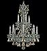 Schonbek 6963-83A Sophia 12 Light Two Tier Chandelier in Floretine Bronze with Clear Swarovski Spectra crystal