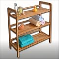 Badregal Badm�bel B�roregal Standregal Bambus-Regal 70 x 30 x 70 cm