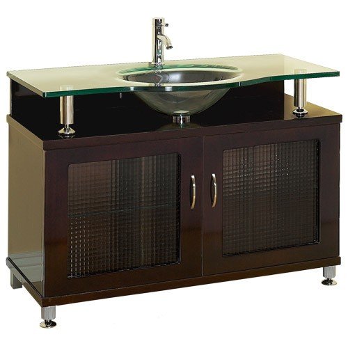 Accara 36 Bathroom Vanity Glass Counter