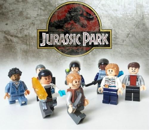 CartoonMovie Doctor/Owen/Claire/Team Minifigures Model BuildingBlock Action Figure Assemble High 4.5 cm Without Box