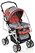 Stroller Cover for Rain Wind and Dirt - Keep Baby Dry and Clean When Going for a Walk - See Thru Guard - Fits All Strollers