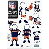 NFL Small Family Car Decal Sheets
