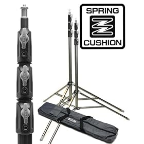 Linco Pro Heavy Duty 8ft Light Stands Set of 2 with Carrying Bag