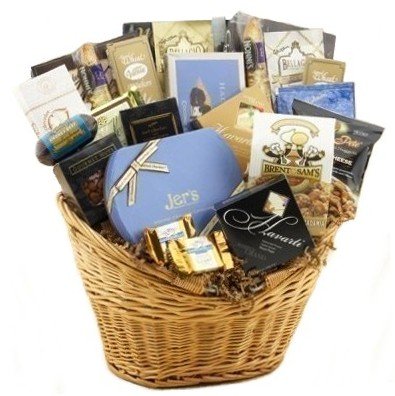 A Grand Impression Gourmet Gift Basket - A Great Fathers Day Gift for Him by Gifts-to-Impress